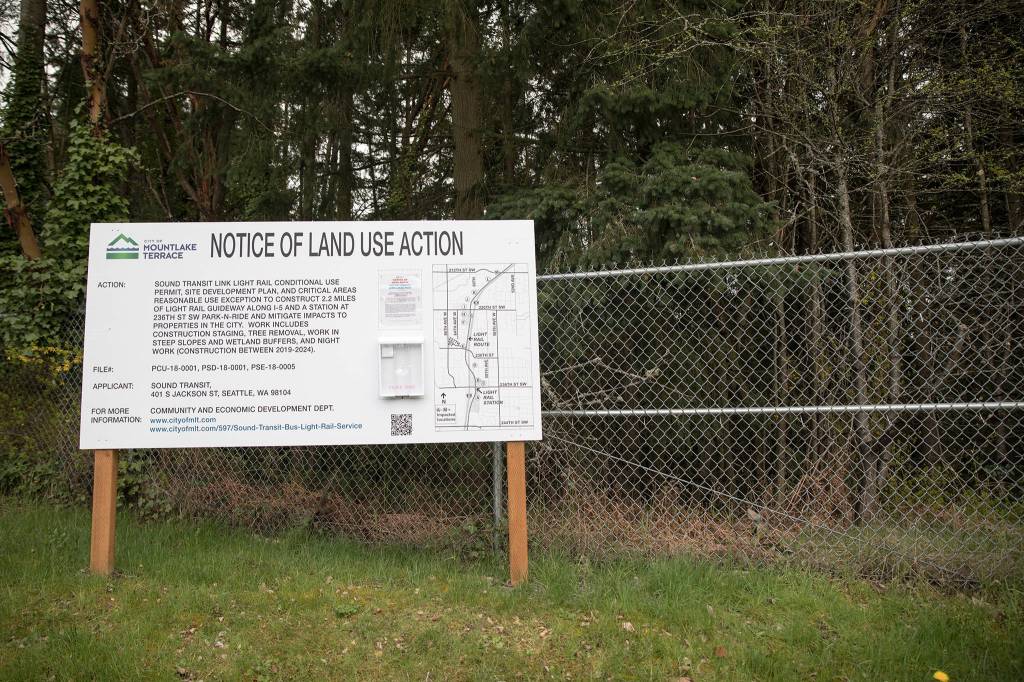 Construction on the Lynnwood Link extension will begin this spring. (Lizz Giordano / The Herald)