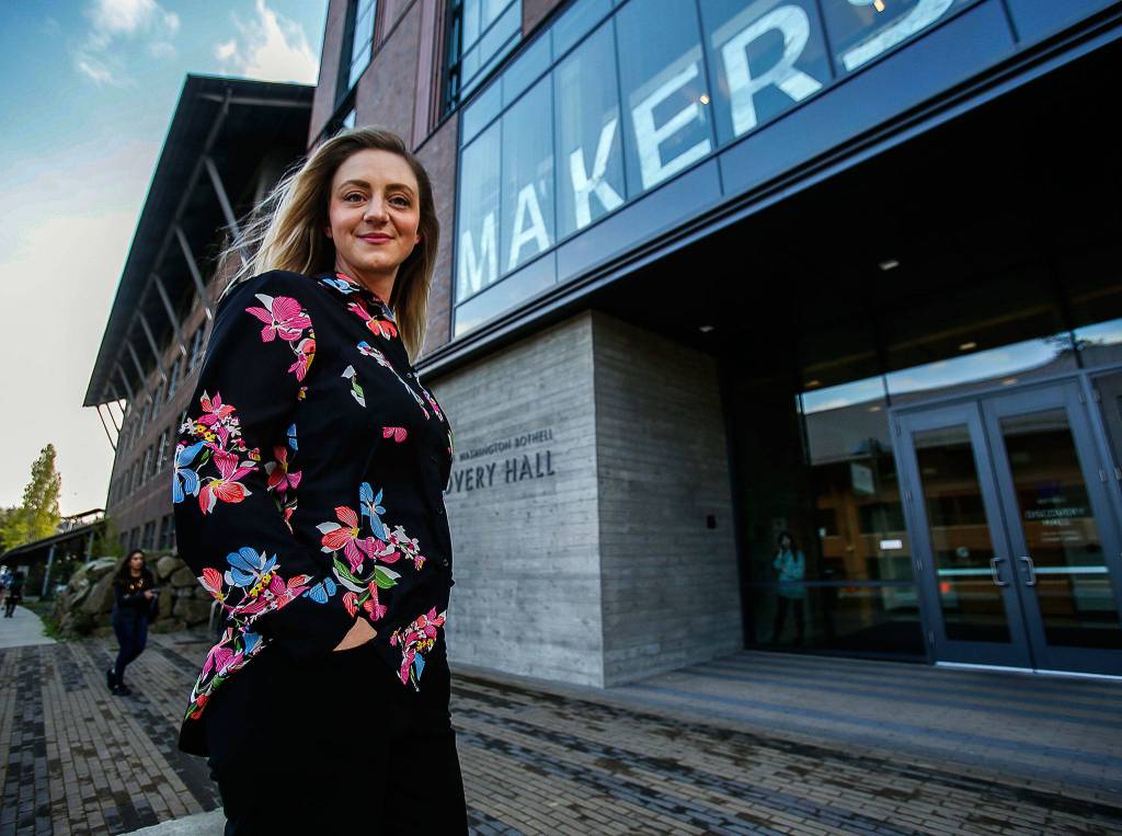 Crystal Nelson is a UW Bothell grad wholl soon attend Seattle University School of Law. A recovering addict, she dropped out of school after eighth grade and spent 17 years on the streets. (Photo by Dan Bates / The Herald)