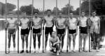 The 1936 University of Washington crew team who went on to win the goal medal at the Berlin Olympics. Joe Rantz is standing second from the left. (Jen Huffman)