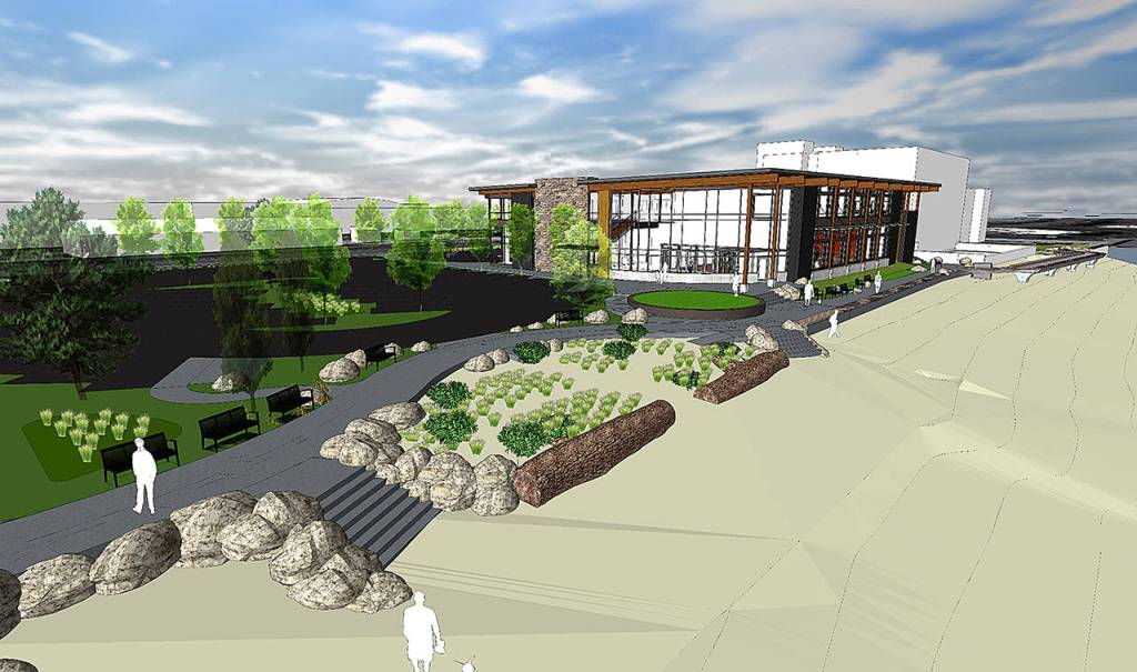 The Edmonds Senior Center hopes to break ground on a new $16 million waterfront building this summer. (Environmental Works)