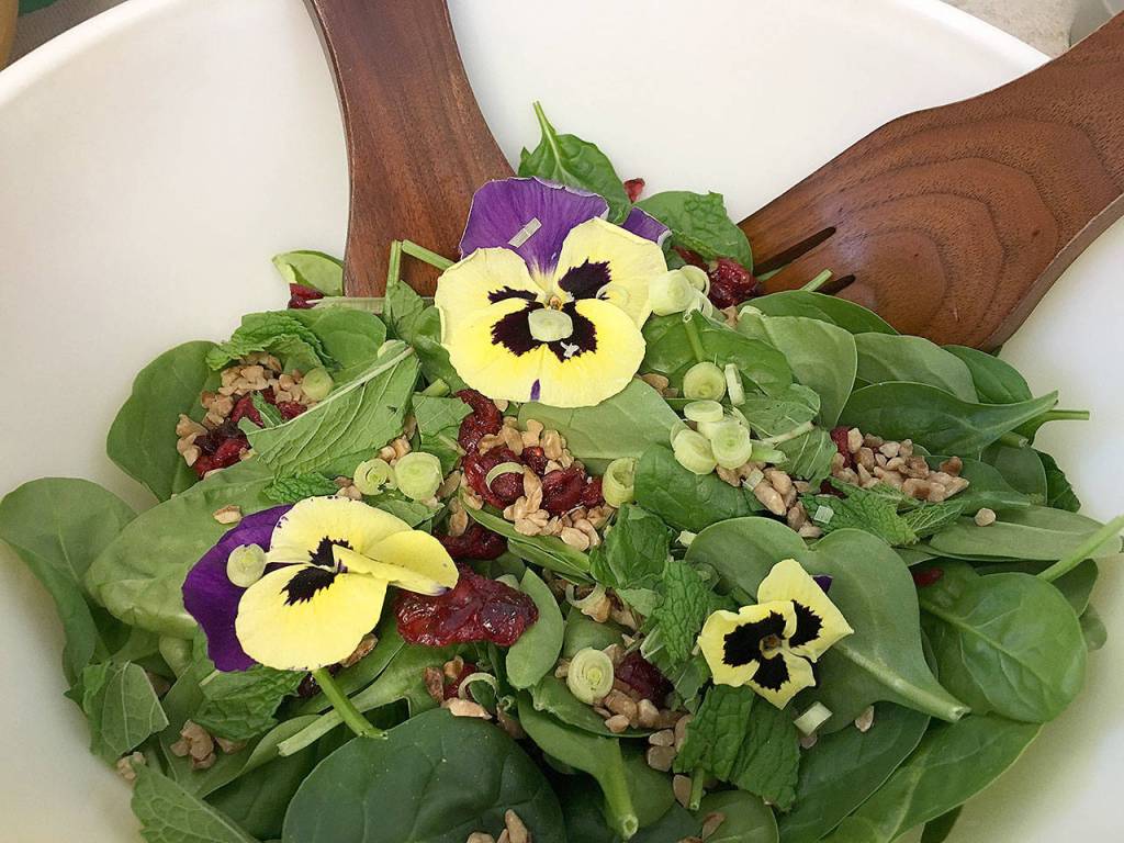 To avoid gout, the leafy greens of the Sansa salad are a healthy must. The recipe from the cookbook, A Feast of Ice & Fire: The Official Companion Cookbook is simple enough to assemble from grocery stores aisles. (Ben Watanabe / The Herald)