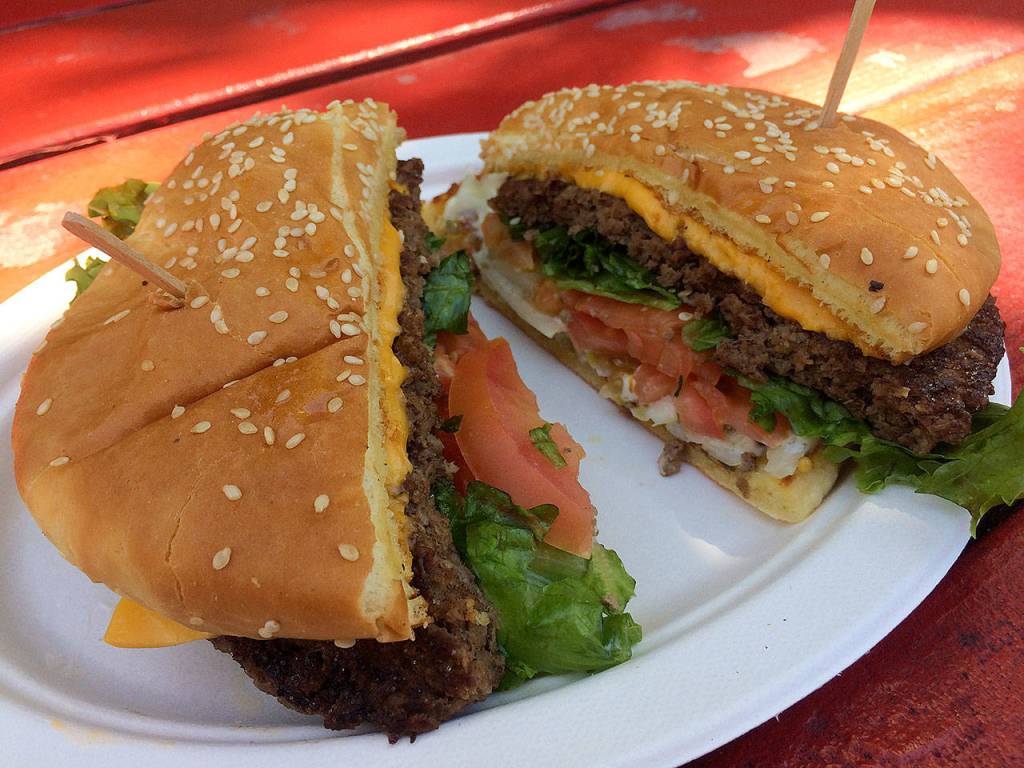 Zekes Drive-In has cooked its signature burger, the Honeymoon Special, since opening in 1968. (Evan Thompson / The Herald)