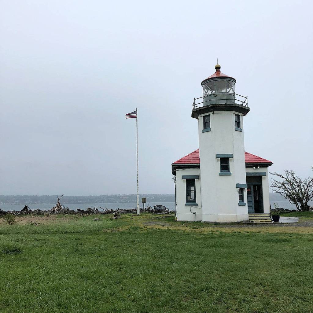 Point Robinson Lighthouse has alighted ships paths from Vashon Island since 1885. (Aaron Swaney)