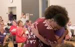Kathie Nguyen embraces Eileen & Callies Place founder Dr. Natalie Ellington. Celebrate 18!, hosted on July 13, was also the day of Ellingtons birthday. OLIVIA SULLIVAN, Federal Way Mirror