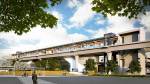This rendering shows the future Lynnwood City Center light-rail station. (HNTB/Jacobs)