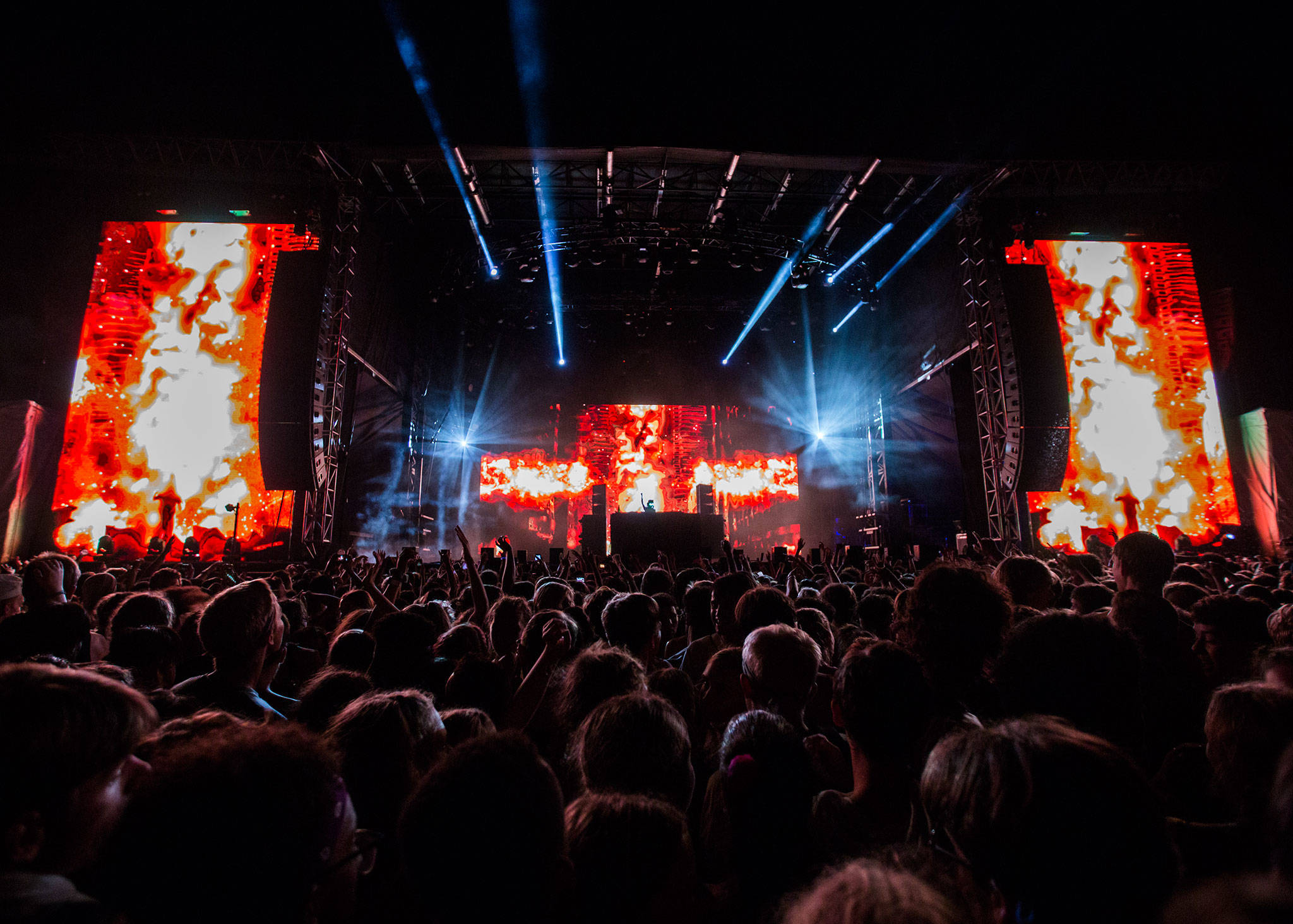 Rezz performs during Bumbershoot Music & Arts Festival on Sunday, Sept. 1, 2019 in Seattle, Wash. (Olivia Vanni / The Herald)