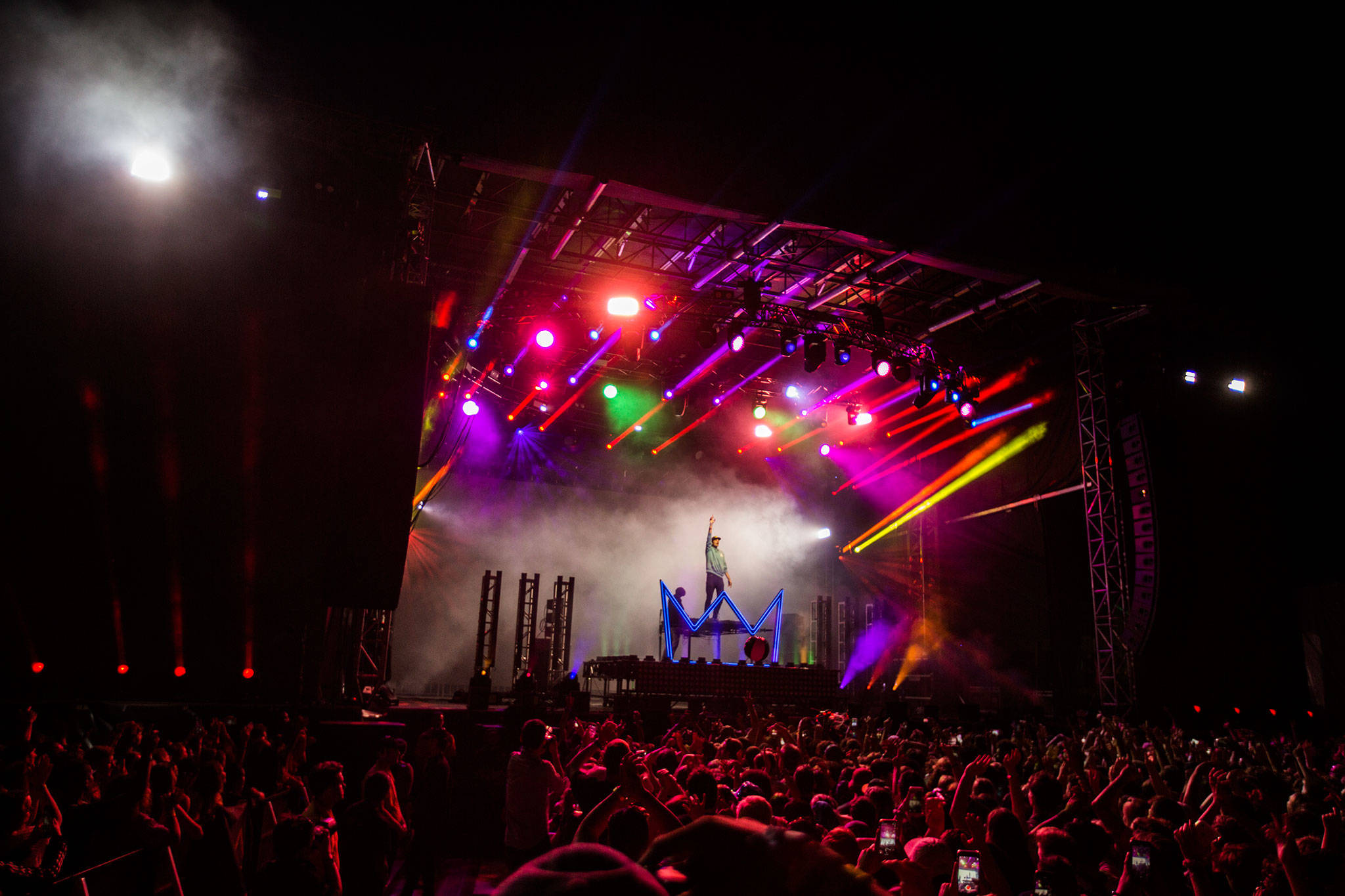 Louis The Child performs during Bumbershoot Music & Arts Festival on Sunday, Sept. 1, 2019 in Seattle, Wash. (Olivia Vanni / The Herald)