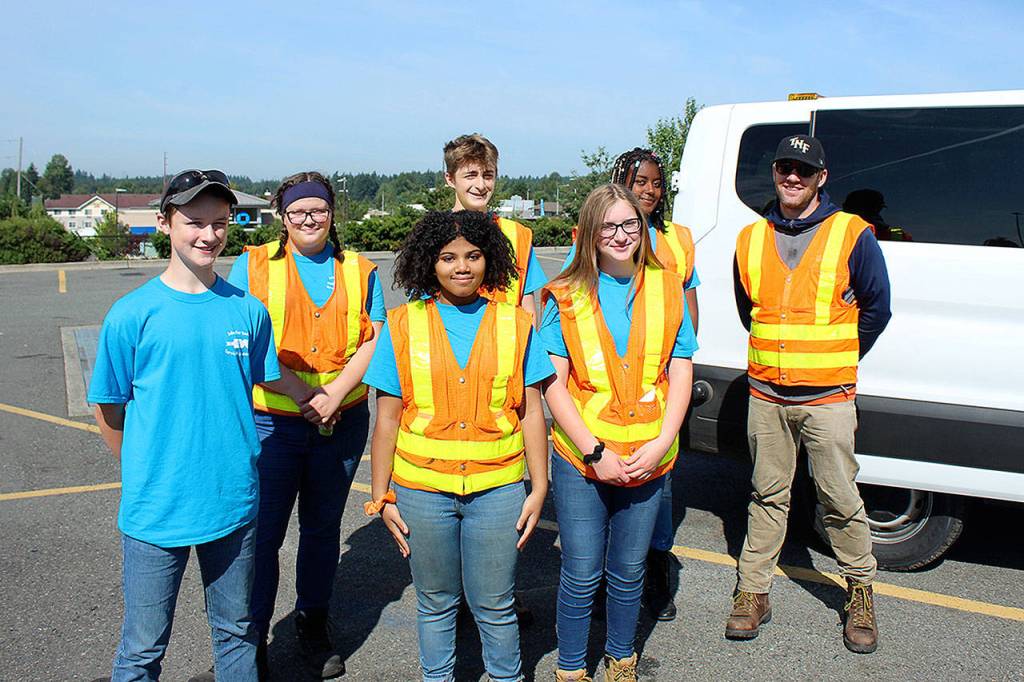 From left, back row: Madelyn Drangstveit, Eiler Wiggins, Jaliyah McKay, Ray Bissonnette. Front row: Jacob Tvzeciak, Ahjanae Proctor, Isabelle Parker.