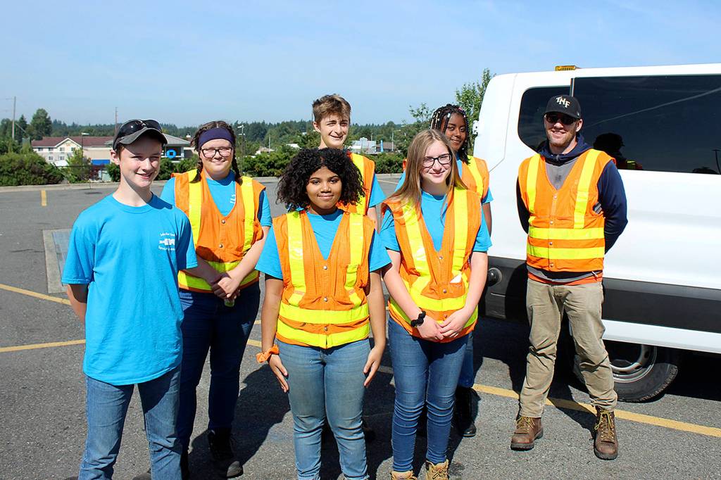 From left, back row: Madelyn Drangstveit, Eiler Wiggins, Jaliyah McKay, Ray Bissonnette. Front row: Jacob Tvzeciak, Ahjanae Proctor, Isabelle Parker.