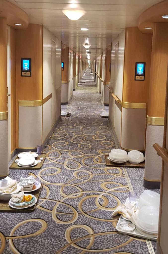 Passengers have been confined to their rooms for more than a week onboard of the Grand Princess cruise ship. Courtesy photo