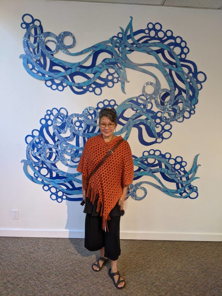 June Sekiguchi, member of Artist Sunday and a sculptor, has been commissioned on several public art projects that have kept her busy with work during the pandemic. Courtesy photo/June Sekiguchi