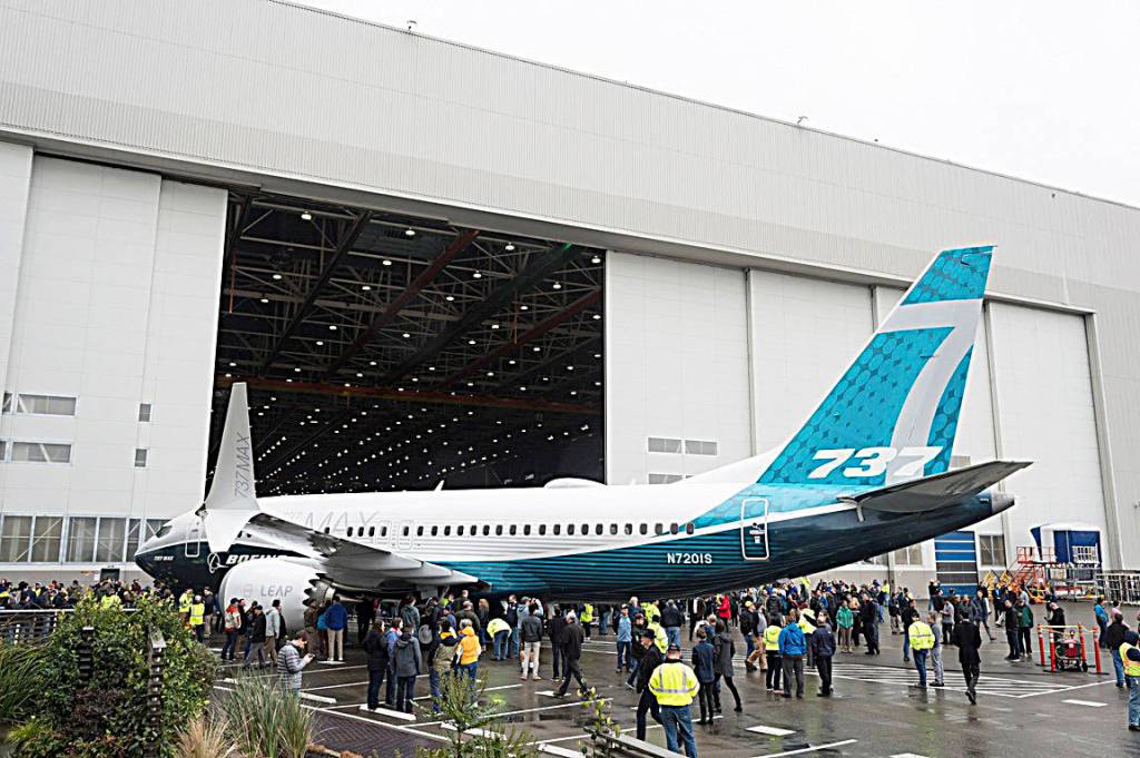 737 MAX 7 Reveal - February 5, 2018. File photo