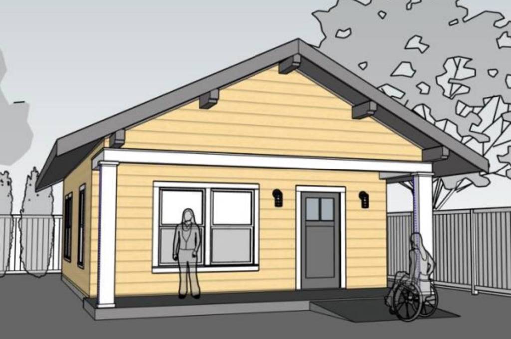 Graphic rendering of ADU design used for Rentons Permit Ready Accessory Dwelling Unit program (courtesy of City of Renton)