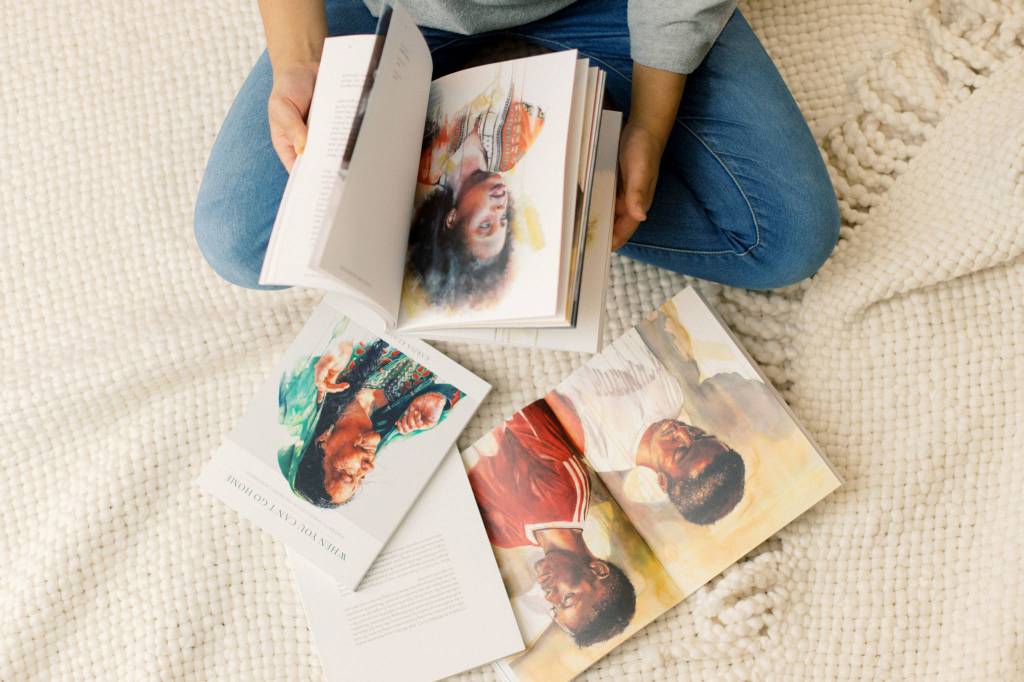 Karisa Keaseys book When You Cant Go Home: Portraits of Refugees in the Pacific Northwest. Photo curtesy of Karisa Keasey