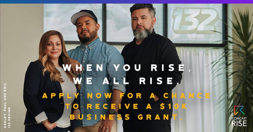 Through Comcast RISE, Comcast aims to create sustainable impact and give meaningful support to the small businesses who are shaping our communities.