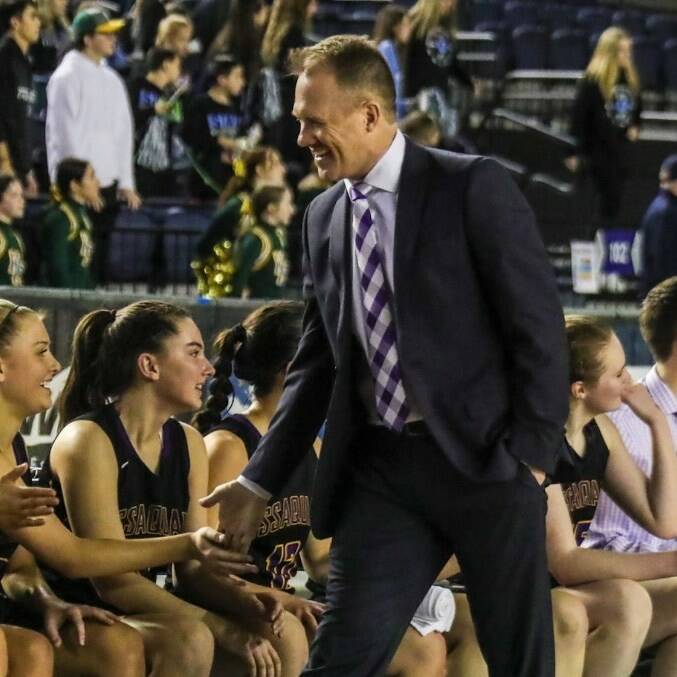 Doug Crandall coaching during a game. Courtesy of Free Doug Facebook page.