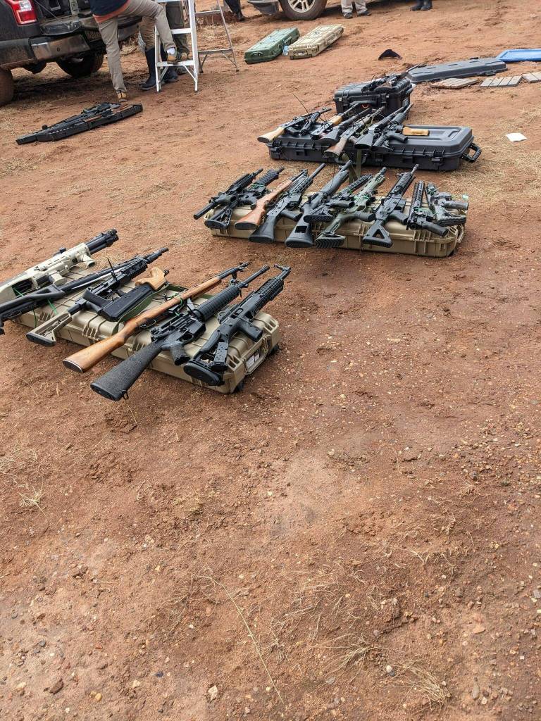 Seizures of firearms from Concho, Arizona. (Courtesy of Department of Justice)