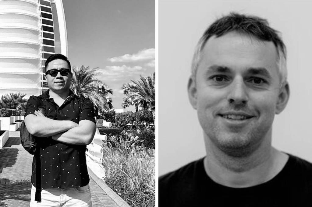 Doug Chua, Adieus founder (left) and Jan Hromada, Adieus head of design (right).