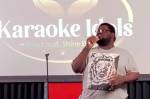 Garvaundo Hamilton, founder of Karaoke Idols, is seen singing God Bless the Broken Road on Aug. 4, 2024, at the Emerald Queen Casino in Fife. Hamilton collapsed and died after the performance. (Screenshot)