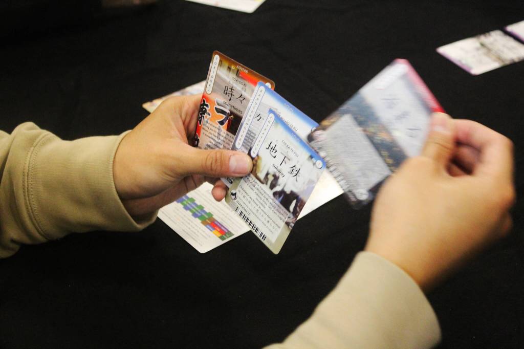 Japanese: The Game was developed by a local man wanting to teach someone how to create sentences in Japanese. Photo by Bailey Jo Josie/Sound Publishing.