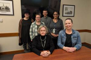 Cathy Bell, Valley Cities Midway Clinic Manager (front right) and the Valley Cities New Journeys team. Photo courtesy of Valley Cities Behavioral Health Care.