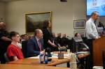 Jaron Brown, father of Boyd Buster Brown giving a statement to the judge. Photo by Joshua Solorzano/Sound Publishing