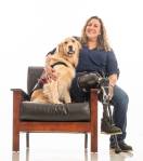 AnnMarie with her Battle Buddy Chance. Photos courtesy of Northwest Battle Buddies