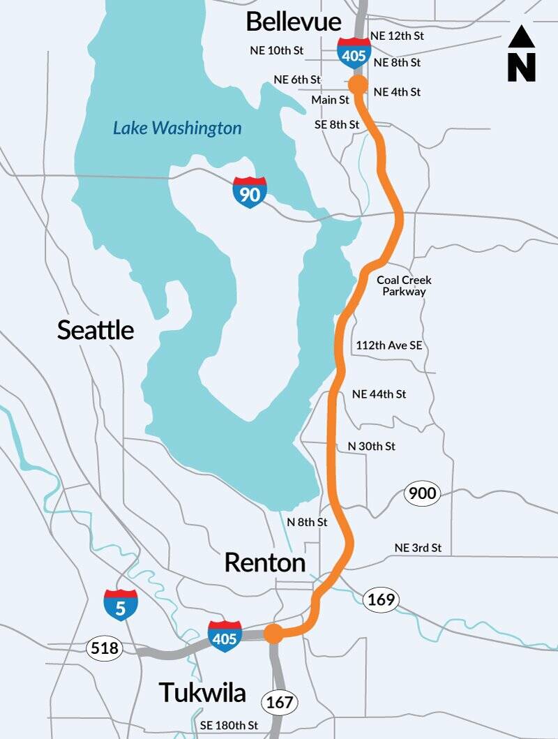 I-405 closures April 27-May 2 | Seattle Weekly