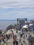 A view of the watch party on Pier 62. Ben Ray / The Reporter
