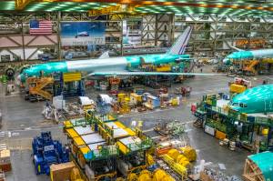 Boeings Everett factory. Photo courtesy of Boeing