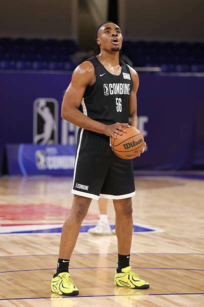 Michael Ajayi at the NBA combine. Photo provided by Michael Ajayi
Michael Ajayi at the NBA combine. Photo provided by Michael Ajayi