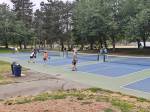 The second set of pickleball courts at Game Farm Park. Ben Ray / The Reporter